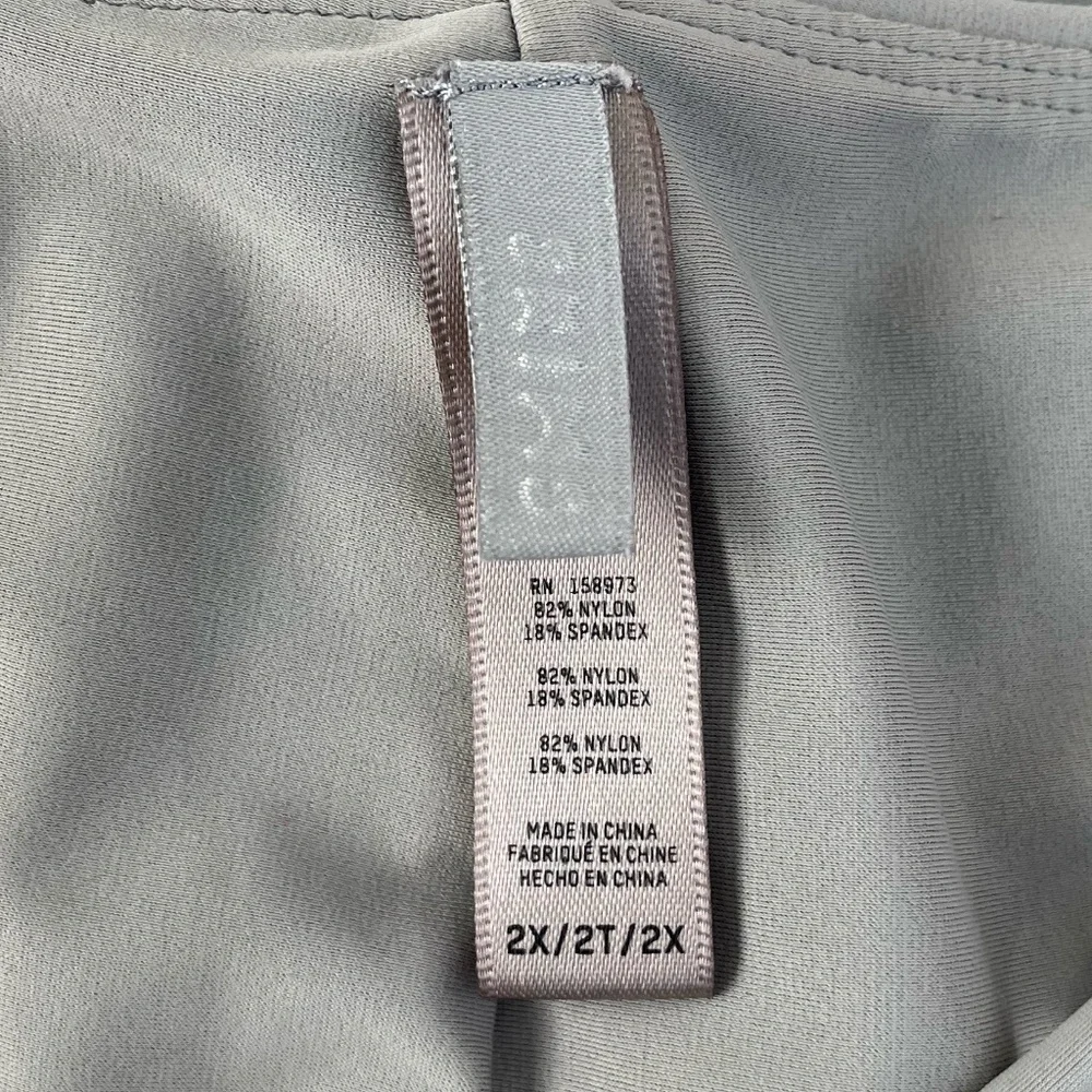 SKIMS | Bold Sultry Mid-Rise Lace Up Tie-Waist Leggings in Chrome | Size 2X